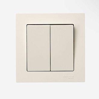 Радиовыключатель клавишный HiTE PRO BASE-2F (Серый, без рамки) HPSW-BASE2F-GR (c фиксацией клавиши)