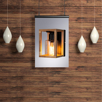 Бра Arte Lamp DUBLIN A7025AP-1BK черный/бежевый