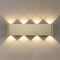 Настенный светильник 46 см, 8W, 3000K, Odeon Light Hightech Magnum 7107/8WL, бронза