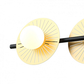 Подвесная люстра Favourite Sonnenblume 2356-4P, L955*W260*H210/1180, черный и золотой