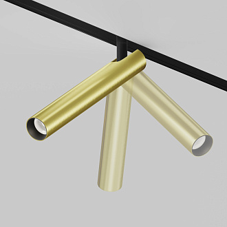 Светильник на шине 3*3*25,5 см, LED, 6W, 4000К, Maytoni Technical Focus T TR141-2-6W4K-M-BS латунный