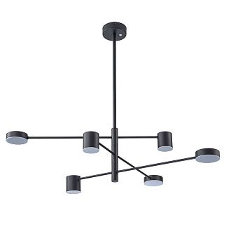 Люстра 30*99 см, 1*LED, 40W, 3000-6000K Arte Lamp Stanley A2476PL-40BK, Черный