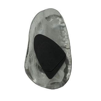 Бра *19,5 см, 1*LED*7W, 3000К Loft It 10102 Black Sunwave, Черный, дымчатый