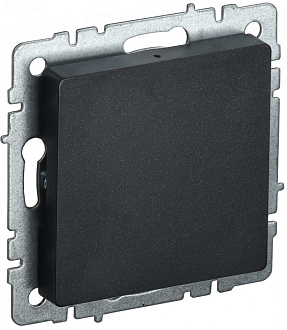 BRITE Заглушка с суппортом МЗ10-БрЧ черный