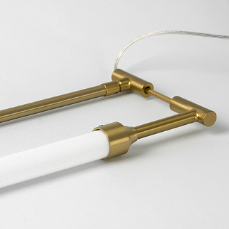 Линейно-подвесной светильник 80*10*170 см, 1*LED*15W 4000K черный Lussole Bradford LSP-7153