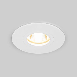 Встраиваемый точечный светильник белый 25001/01 Elektrostandard, вр 6 см