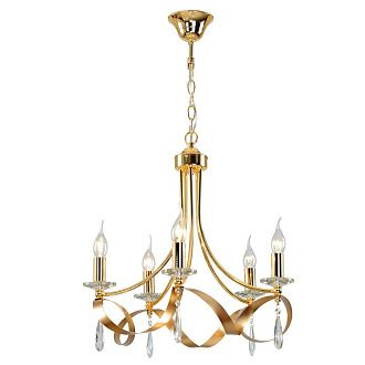 Люстра 53*53*89 см, 5*E14 Gerhort G21061/5GDI, Золото