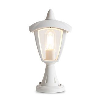 Ландшафтный светильник 17,3*17,3*-32,5 см, 1*E27*13W Voltega  VGL7306FL-01W, Белый