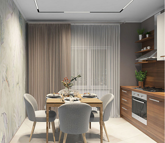 Светильник на шине 60 см, 27W, 3000-6000К Denkirs DK8005-BK черный