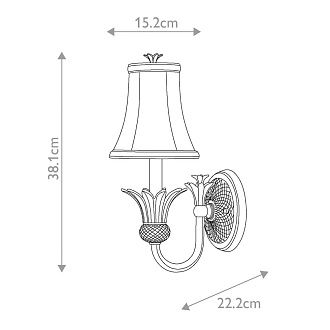 Бра Hinkely Lighting, Арт. HK-PLANT1-PZ