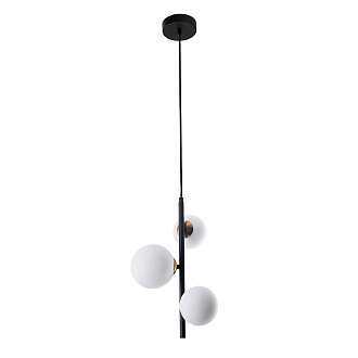 Подвесной светильник 37*23 см, 3*G9, 33W, Arte Lamp Gemini A2243SP-3BK, Черный