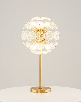 Настольная лампа 65 см, G9 240 W, Moderli Selectra V10231-6T Латунь