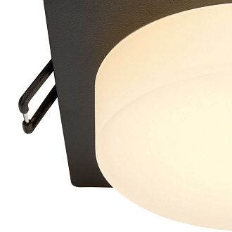 Встраиваемый светильник 10,5*10,5*-4,5 см, 1*GX53*12W Voltega  VGL7237DLB-01B3, Черный