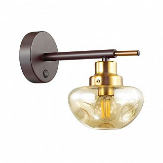 Бра Lumion Yoshi 4405/1W, коричневый-золото
