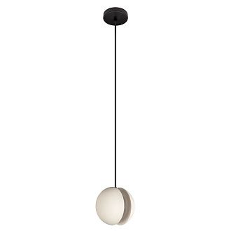 Подвесной светильник 13 см, LOFT IT Yo-yo 10481 White, черный-бетон