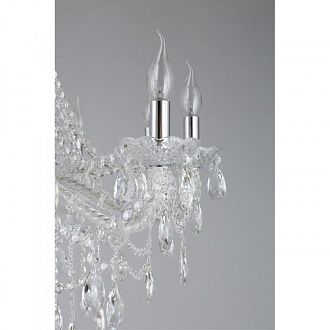 Подвесная люстра 75*80-140 см, 10*E14, 40W, Aployt Koletta APL.755.03.10, хром