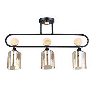 Люстра 37*62*15 см, 3*E27, 60W, Arte Lamp Glamore A5076PL-3BK, Черный