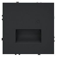 Подсветка светодиодная встраиваемая Voltum S70 с датчиком, графит пластик Soft touch VLS070707
