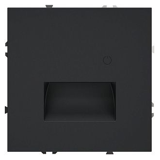 Подсветка светодиодная встраиваемая Voltum S70 с датчиком, графит пластик Soft touch VLS070707