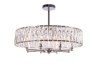 Люстра Ø600 x H450, мм, 8*40W (320W), CHROME (Хром) NewRgy 2432R/8A CHR+CL