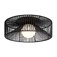 Накладной светильник 50*18,5 см, 1*E14, 40W, Freya COTTAGE FR5405CL-01B черный