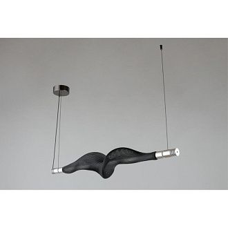 Подвесной светильник 100*20*60-200 см, 1*LED, 12W, 3000K, Aployt Adilin APL.647.16.12, хром