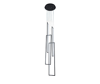 Светильник 40 см, 128W, 4000K, Kink Light 08459-4A,19, черный