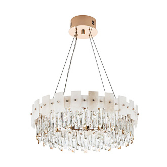 Подвесная люстра 60*50/100 см, LED 43W MODELUX premium ML.6980.600P GD золото