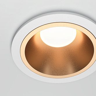 Встраиваемый светильник 7*4 см, вр 7 см, 1*GU10*10W, K, Maytoni Share DL126-GU10-WMG, Белый