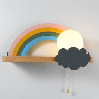 Бра RAINBOW KIDS WALL 41*17*18 см, 1*G9*60W, ImperiumLoft RAINBOW-KIDS-WALL01, Разноцветный, Бежевый