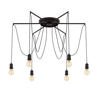 Подвесная люстра Citilux Эдисон CL451262, темный шоколад