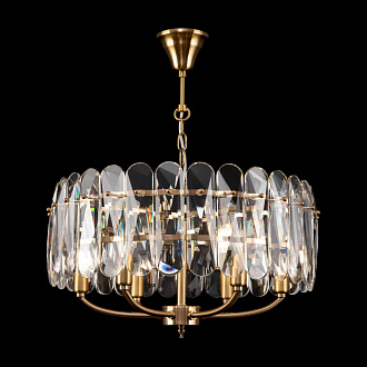 Люстра подвесная Maytoni Suite MOD122PL-06BS, диаметр 53 см, латунь