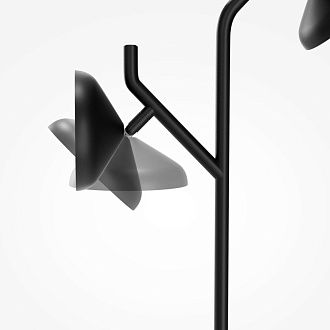 Торшер 140 см, 18W, 3000K, Maytoni Vita MOD451FL-L16B3K, черный