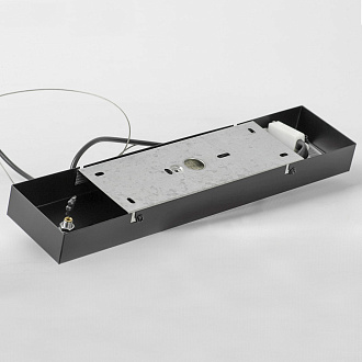 Линейно-подвесной светильник 80*9*35/100 см, 1*led*9W 3000K Lussole Prairie LSP-7197 коричневый