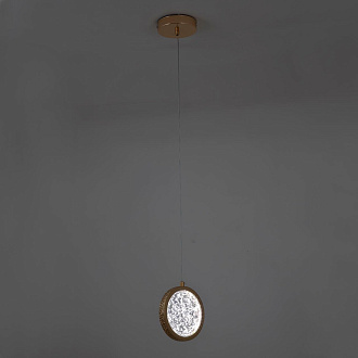 Подвесной светильник 15*2,5*100 см, LED 7W, 4000K, Золото LED4U L7108-150 GD
