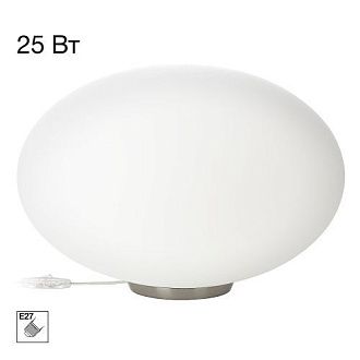 Настольная лампа 28 см, Citilux RON CL941E28T1, матовый хром