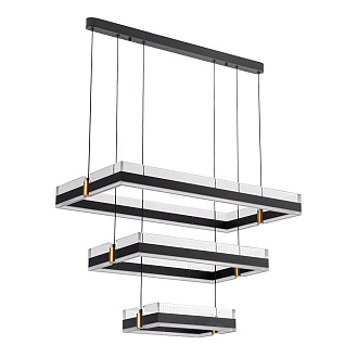 Подвесной светильник 70*40*150 см, LED 103W, 3000 / 6000K, Черный LED4U L7800-700 BK