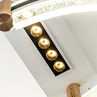 Потолочный светильник 88*50*21- см, *LED*177W, 3000-6000K, MODELIGHT  MDL.1058.880CL WH, Черный, Золото, Белый