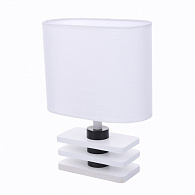 Настольная лампа 33 см, Lumion 8206/1T, белый-дерево