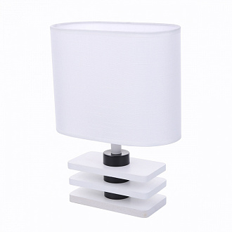 Настольная лампа 33 см, Lumion 8206/1T, белый-дерево