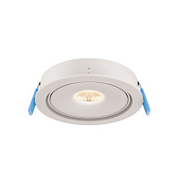 Встраиваемый светильник 12/11 см, LED 9W, 3000-6000K, IP20, 790 Lm Maytoni Technical Move DL060-9W3-4-6K-W белый, вр 11,5 см