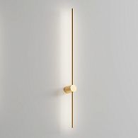 Бра 100 см, 12W, 3000K, Denkirs DK5014-SG, золото