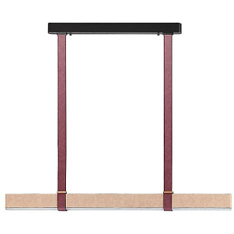 Светильник 137 см, 36W, 3000K, Odeon Light Vincent 6630/36L, бежевый-бордовый