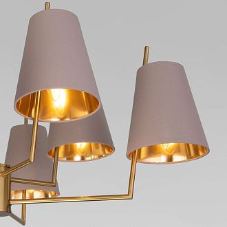 Светильник 81*81*63 см, 8*E14*40W, Eurosvet Topanga 60173/8, латунь, a069018