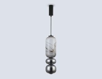 Подвесной светодиодный светильник 54,5**190-190 см, **W, 3000K, Ambrella Light High Light LH11033, черный