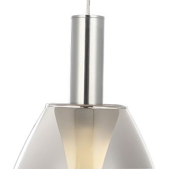 Светильник 15 см, 4W, 4000K, Crystal Lux GAUDI SP4W LED SMOKE, хром-дымчатый