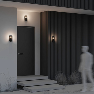 Светильник настенный 12,5*8,5*25,5 см, 1*E27, 15W, Maytoni Candle O449WL-01GF серый