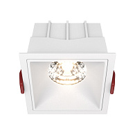 Светильник 9 см, 15W, 3000K, Technical DL043-01-15W3K-D-SQ-W, белый, 36°, Dim, Triac, вр 7,5*7,5 см