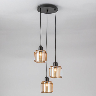 Подвесная люстра Citilux Таверна CL542232, диаметр 26 см, черный