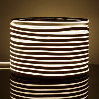 Светодиодный гибкий неон Гибкий неон 220V 9,6W 120Led 2835 IP67 односторонний дневной белый, 50 м Elektrostandard